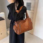Large capacity tote bag shoulder bag crossbody bag for women - imagine 3