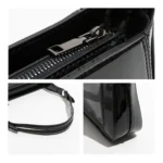Solid Color Women Underarm Shoulder Bags Soft PU Leather Phone Purse Female Small Tote Handbags Simple Design - imagine 4
