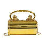 Fashion handbag women's versatile solid color acrylic bag chain strap crossbody bag - imagine 7