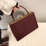 Vintage Big Clip Women Handbags Designer Casual Female Large Capacity Tote Luxury Pu Leather Handbag Ladies Fashion Purses - imagine 2