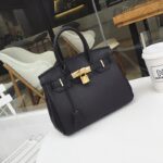 Litchi patterned handbag, single shoulder crossbody bag, women's bag - imagine 6