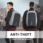 Waterproof Laptop Backpack Men 15inch Multifunction Anti theft Backpack USB Charging Male Travel School Backpacks - imagine 6