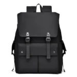 PU Leather Multi-Pockets Adjustable Strap Backpack Bag - imagine 6