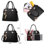 LKEEP Famous Designer Brand Bags Women Leather Handbags Luxury Ladies Hand Bags Purse Fashion Shoulder Bags - imagine 4