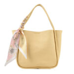 Fashionable Lychee Pattern Hand-Held Shoulder Bag New Simple Silk Scarf Bag All-Match Child Mother Bag Messenger Female Bag - imagine 5