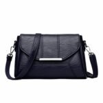 Soft Crossbody Bags For Women Pu Leather Handbags Designer Women Shoulder Bags High Quality Solid Women Messenger Bags - imagine 8