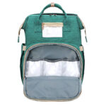 Mom Backpack Diaper Bags With Changing Pad Portable Folding Multifunctional Baby Bed Bags Travel Backpack Mochila Baby Nappy Bag - imagine 3