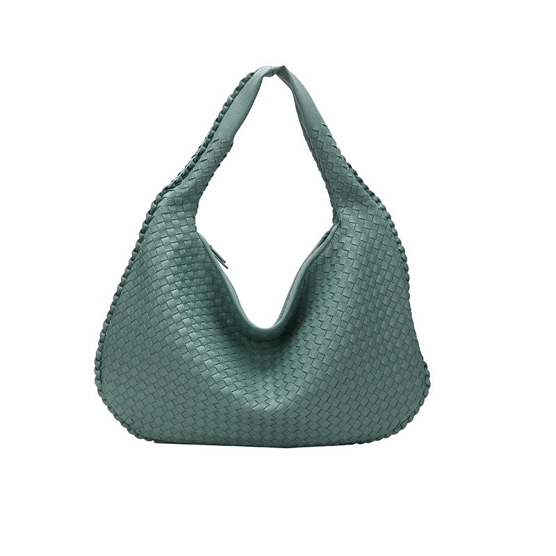556934939 French high-end woven bag for women, versatile and versatile single shoulder underarm bag, niche cross-border texture portable commuting bag - imagine 1