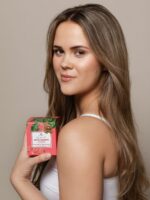 Rhubarb Hair Mask With Castor Oil - 250 ml - imagine 4