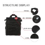 New Outdoor Portable First Aid Bag Tactical Medical Case Multifunctional Waist Pack Camping Climbing Emergency Bag Survival Kit - imagine 3