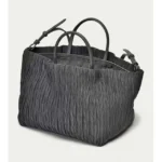 High Quality Large Tote for Women Handbags and Purses Waterproof Linen Oxford Fold Pattern Travel Shoulder Toes Shopper Bag 2021 - imagine 8