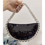 Ultra shiny diamond inlaid underarm bag with rhinestone shoulder bag for carrying - imagine 10