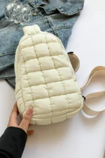 Quilted Nylon Crossbody  Bag - imagine 17