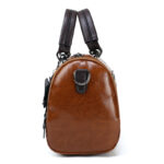 Vintage Women Shoulder Bags With Flower PU Leather Women Bag Large Capacity Luxury Handbags Women Bags Designer Bags - imagine 3