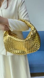 Large size women's woven bag large capacity hand-held armpit bag women's bag - imagine 22