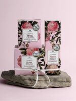 Peony Body Scrub With Organic Fruit Oils - 250 ml - imagine 2