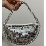 Ultra shiny diamond inlaid underarm bag with rhinestone shoulder bag for carrying - imagine 2