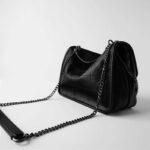 New Rhombus Black Rock Soft Single Shoulder Oblique Span Chain Bag Luxury Handbags for Woman 2020 PU Leather Messenger Bag - imagine 3
