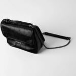 New Rhombus Black Rock Soft Single Shoulder Oblique Span Chain Bag Luxury Handbags for Woman 2020 PU Leather Messenger Bag - imagine 2