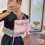 Small lock palm pattern portable bag for women - imagine 4