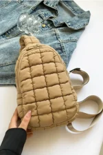 Quilted Nylon Crossbody  Bag - imagine 5