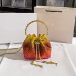 Water bucket bag, colorful drawstring, hot diamond bag, one shoulder crossbody handbag - imagine 6