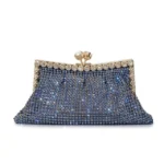 Rhinestone Beading Stylish Woman's Chain Crossbody Purse Shine Female Party Evening Tote Handbag Lady Trend Shoulder Bag - imagine 8