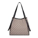 Women's Handbags Ladies Shoulder Bag PU Fashion Hit Color Printing Bottom Wear-resistant Rivets Large Capacity - imagine 3