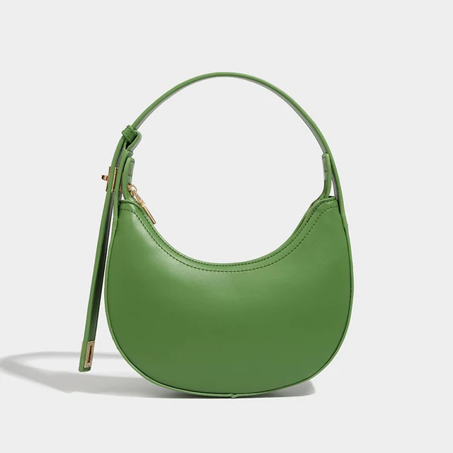 556934578 Half Moon Women Shoulder Bags Soft PU Leather Phone Purse Handbags Female Small Casual Tote Bag High Quality - imagine 1