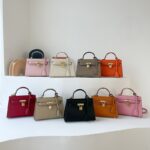 Small lock palm pattern portable bag for women - imagine 5