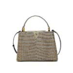 Luxury Designer Brand bolsa feminina 2023 New High-quality сумка Leather Crocodile Print Shoulder Handbags for Women 가방 Hot Sell - imagine 8