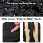 Fishing Backpack with Rod Holder, Tackle Organizer Box & Hiking Storage - imagine 8