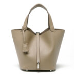 Head layer cowhide bucket bag women's leather high-end handbag - imagine 22