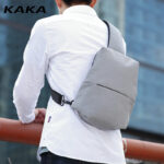 Kaka Chest Bag Men's And Women's Casual Sports One-Shoulder Messenger Bag Multi-Functional Outdoor Running Sports Waterproof Waist Bag - imagine 4