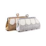 New Fringed Evening Bag Ladies High End Dress Evening Bag Diamond Portable Banquet All Match Bag - imagine 4