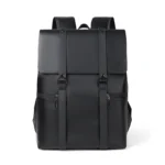 PU Leather Adjustable Strap Backpack Bag - imagine 3