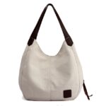Piler Large Women Handbag Bag Canvas Zipper Pockets Brand Ladies Shoulder Bags Casual Large Women Bags Luxury Ladies Hand Bags - imagine 7