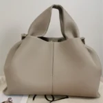 French Brand Lazy Solid Color All-Match Handbag Pleated Hobos Large-Capacity Shoulder Tote Cloud Woman Crossbody Bag - imagine 3
