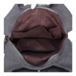 Piler Large Women Handbag Bag Canvas Zipper Pockets Brand Ladies Shoulder Bags Casual Large Women Bags Luxury Ladies Hand Bags - imagine 5