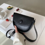 Women's Bags Spring New Fashion Wide Shoulder Strap Bag Small Fresh Saddle Bag Messenger Bag Lipstick Bag - imagine 6