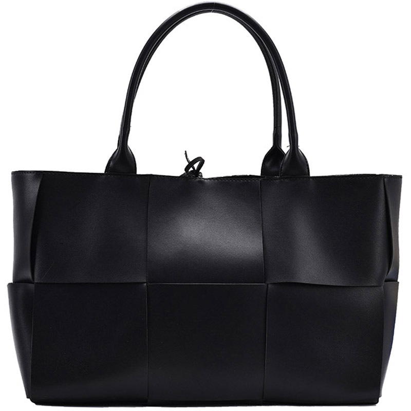 556936374 Famous Brand Large Weave Tote Bags High Quality Leather Shoulder Bags for Women Designer Luxury Lady Top-handle Bags Luxury Sac - imagine 1
