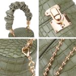Pu Leather Bucket Bag Small Crossbody Bag Fashion Shoulder Chain Bag - imagine 4