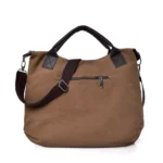 Summer Women Canvas Zipper style Shoulder Beach Bag Female Casual Tote Shopping Big Bag Messenger Bags - imagine 3