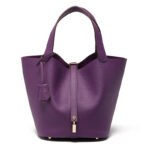 Head layer cowhide bucket bag women's leather high-end handbag - imagine 28