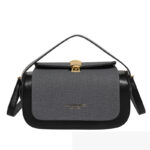 Fashionable Trendy Elegant Small Square Bag Shoulder Crossbody Bag Literary Simple Handbag Luxury Retro Box Bag Wholesale - imagine 8