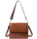 Small Vintage Retro Female Pu Leather Shoulder Messenger Bags Girls Ladies Alligator Crossbody Bag Crocodile Women Handbags New