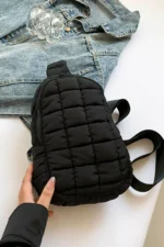 Quilted Nylon Crossbody  Bag - imagine 23