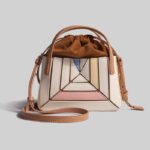 Pleated contrasting color fashionable mini handbag crossbody bag - imagine 6