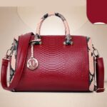 Luxury Handbags Women Bags Designer Crossbody Bags For Women Shoulder Bag Crocodile Leather Purse Snake Skin Print Bag Stripe - imagine 4