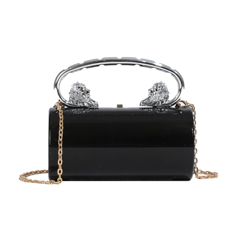 556936881 Fashion handbag women's versatile solid color acrylic bag chain strap crossbody bag - imagine 1